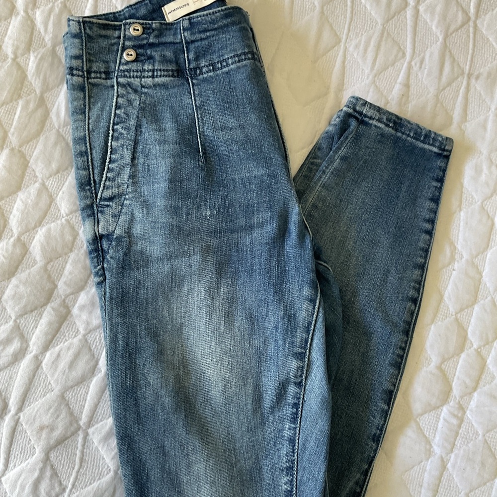 Anthropologie Classic Indigo Skinny Jeans